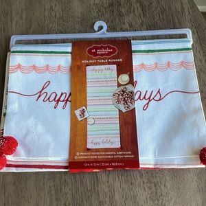 St. Nicholas Square Holiday Table Runner